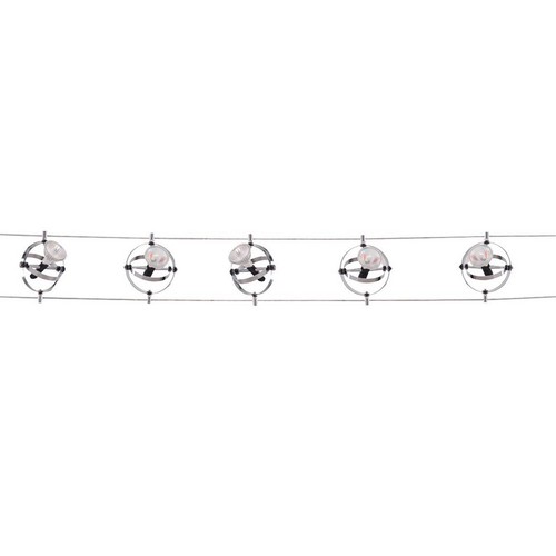 Kit luci cavo led - 5, cromato