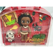 Disney Collezione Animatori Moana Mini Bambola Playset Con Accessori Nuovo