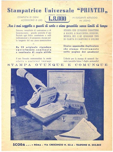 Stampatrice universale mano - universale,