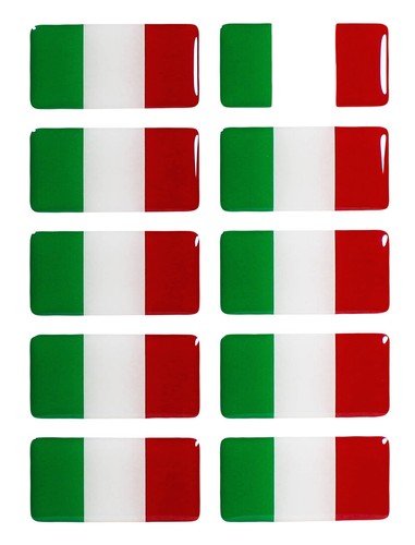 Bandiere italia set adesivi - -,
