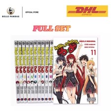 High School DxD Manga Set Completo 1-11 Versione Inglese Serie Fumetti + DHL