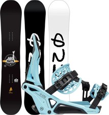 Set snowboard GNU set snowboard FACTS WIDE 2026 incl. fuga NIDECKER SUPERMATIC