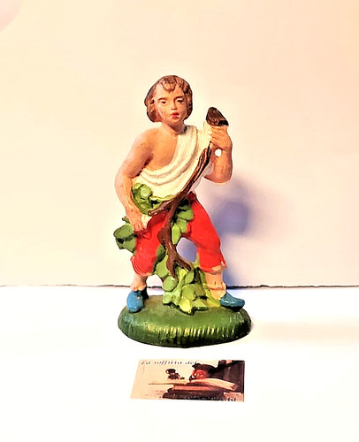 Pastore figurino per presepe - pastore,