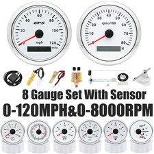 Set 8 Calibri 85mm Bianco GPS