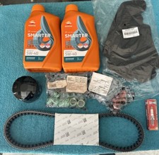 KIT TAGLIANDO APRILIA SCARABEO 500 2005 AL 2015 FILTRI CANDELA PASTIGLIE RULLI