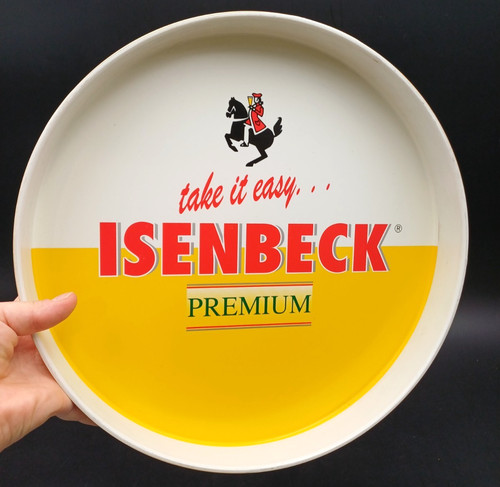 Isenbeck vassoio pubblicitario - isenbeck,