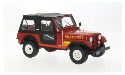 Jeep renegade rouge - rouge, 1980