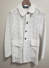 Zara women white lace - women, jacket