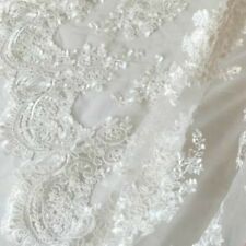 Abiti da sposa pizzo tulle ricamo tessuto floreale al metro comodi fata