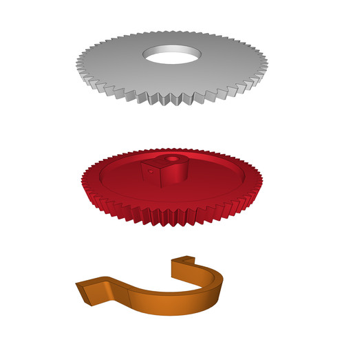 Ingranaggi staffa encoder - staffa,