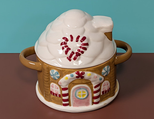 Xmas christmas cookie jar - xmas,