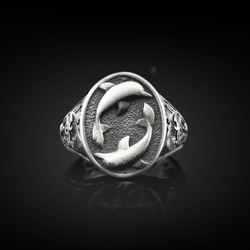 Anello con sigillo - , in