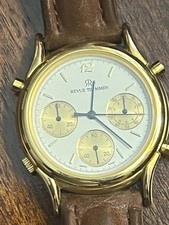 Orologio Revue Thommen placcato oro