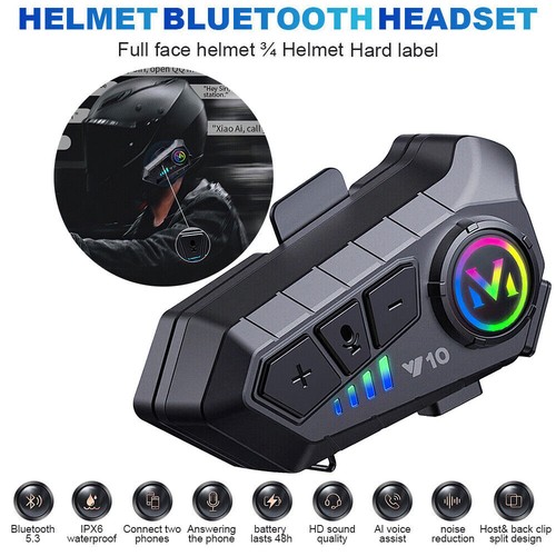 Casco moto auricolare - casco,