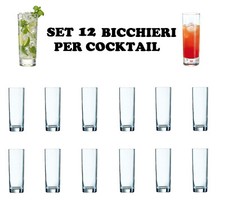 SET 12 BICCHIERI - ADATTI PER COCKTAIL E APERITIVI - VETRO EXTRA STRONG - 250 ML