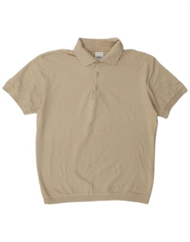Polo uomo zara media beige - polo,