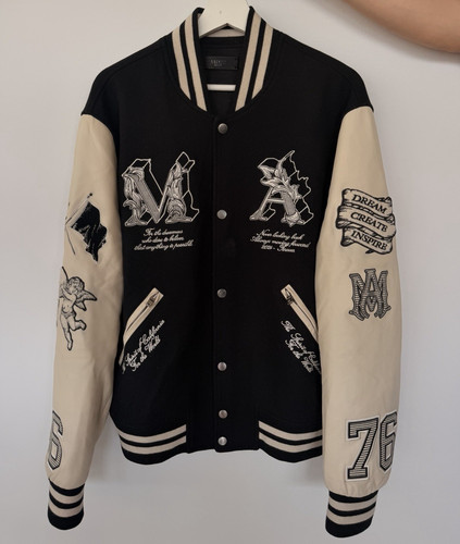 Amiri angel graphic leather - angel,