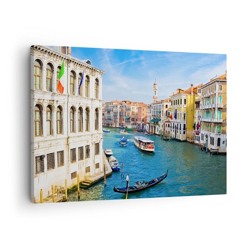 Quadro tela 70x50cm venezia - quadro,