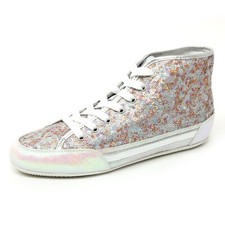 B4674 sneaker donna HOGAN H207 scarpa polacco multicolore paillettes shoe woman