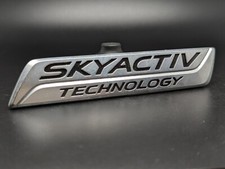 MAZDA SKYACTIV TECHNOLOGY LOGO SIGLA EMBLEMA FREGIO STEMMA SCRITTA BADGE TARGA