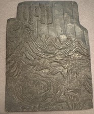 Antica tavola stampa in legno