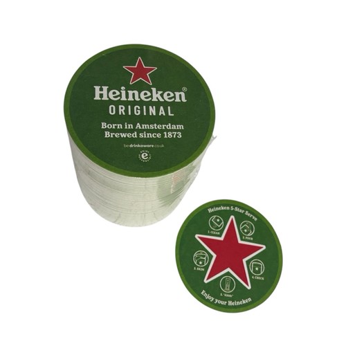 Heineken beer mats set - heineken,