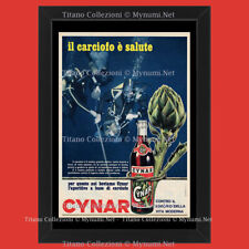 Anni '60  * Pubblicità Originale "Cynar, Il Carciofo è Salute, Sub in Immersione