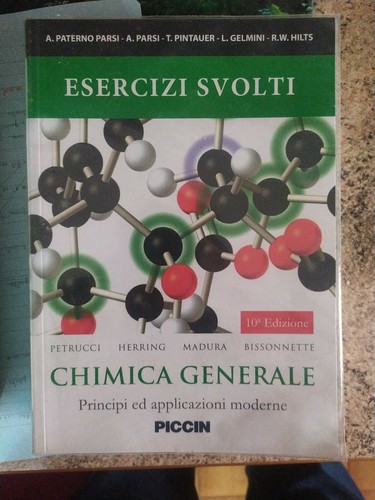 Chimica generale esercizi - chimica,