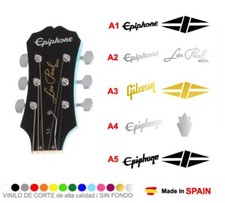 Pegatina Vinilo GIBSON EPIPHONE GUITAR LES PAUL Sticker Decal Aufkleber Adesivi