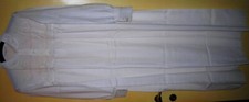 CAMICIA DA NOTTE/NEGLIGEE/NIGHTDRESS ANNI 60 RICAMATA A MANO TAGLIA L