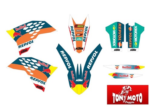Kit adesivi grafiche moto - adesivi, ktm