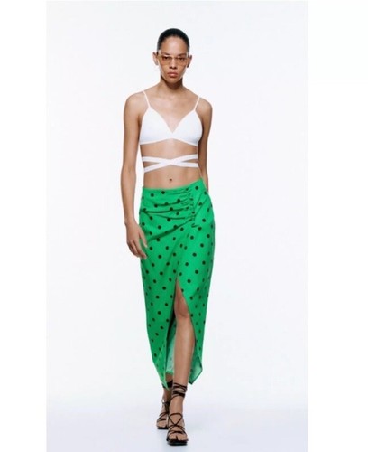 Gonna pois zara misto - pois, lino