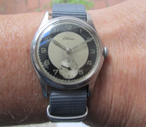 Raro certina vintage wwii - raro,
