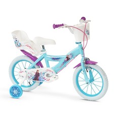 BICICLETTA 16 POLLICI PER BAMBINA BICI FROZEN 2 CON ROTELLE LICENZA DISNEY