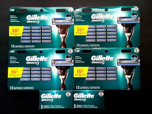 Gillette mach3 refills 2 - x,