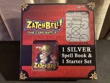 Zatch Bell La Battaglia delle Carte Raro Libro degli Incantesimi Argento e Starter Set Zeno Zeon 
