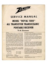 ZENITH - TRANSOCEANIC ROYAL