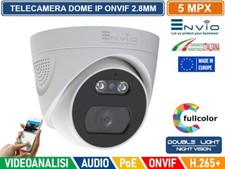 TELECAMERA DOME 5MPX IP POE