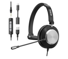 USB Cuffie con Microfono per PC Voistek