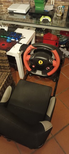 Sedia gaming con volante - sedia,