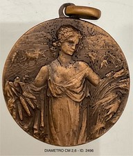 SISINI F. INGEGNERE BATTAGLIA DEL GRANO 1927 MED. IDEATORE SETTIMANA ENIGMISTICA