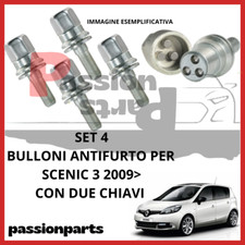 KIT 4 BULLONI ANTIFURTO CERCHI