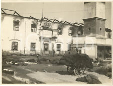 1935 ca DESIO Incendio del cotonificio TARGETTI - Capannone distrutto *Foto