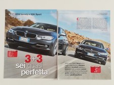 Clipping Ritaglio Articolo 2012 BMW 320d LUXURY e 328i SPORT Sei Quasi Perfetta