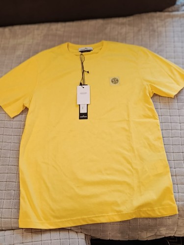 Stone island shirt gialla - stone, t-shirt