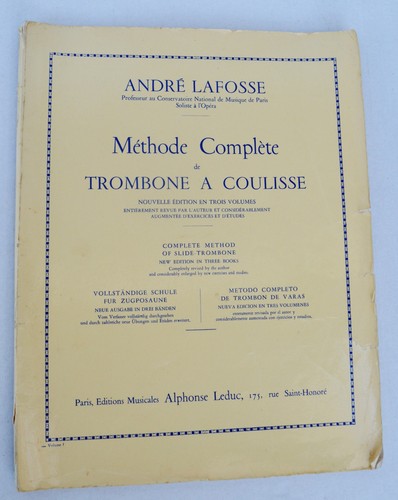 Méthode complète trombone - complète, de