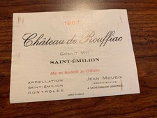 Etichetta bottiglia vino