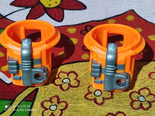 Playmobil petos naranja - x2,