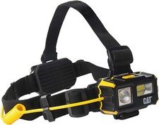 LAMPADA FRONTALE DA FRONTE TESTA A 4 FUNZIONI BATTERIA CAT LED SPORT LAVORO 
