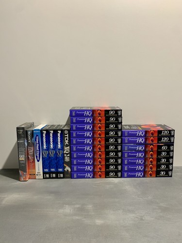Vhs videocassette vergini - vhs,